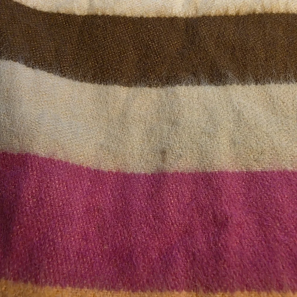 Scotland Cashmere Scarf Winter Set: Matching Pink Leather Gloves (Fit M)
